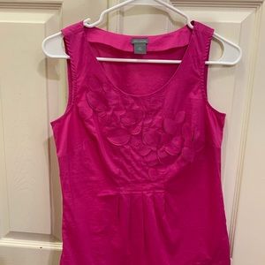 Ann Taylor Pink Sleeveless Top